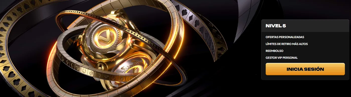 Spinsy Casino nivel VIP con ofertas personalizadas, reembolso y gestor personal